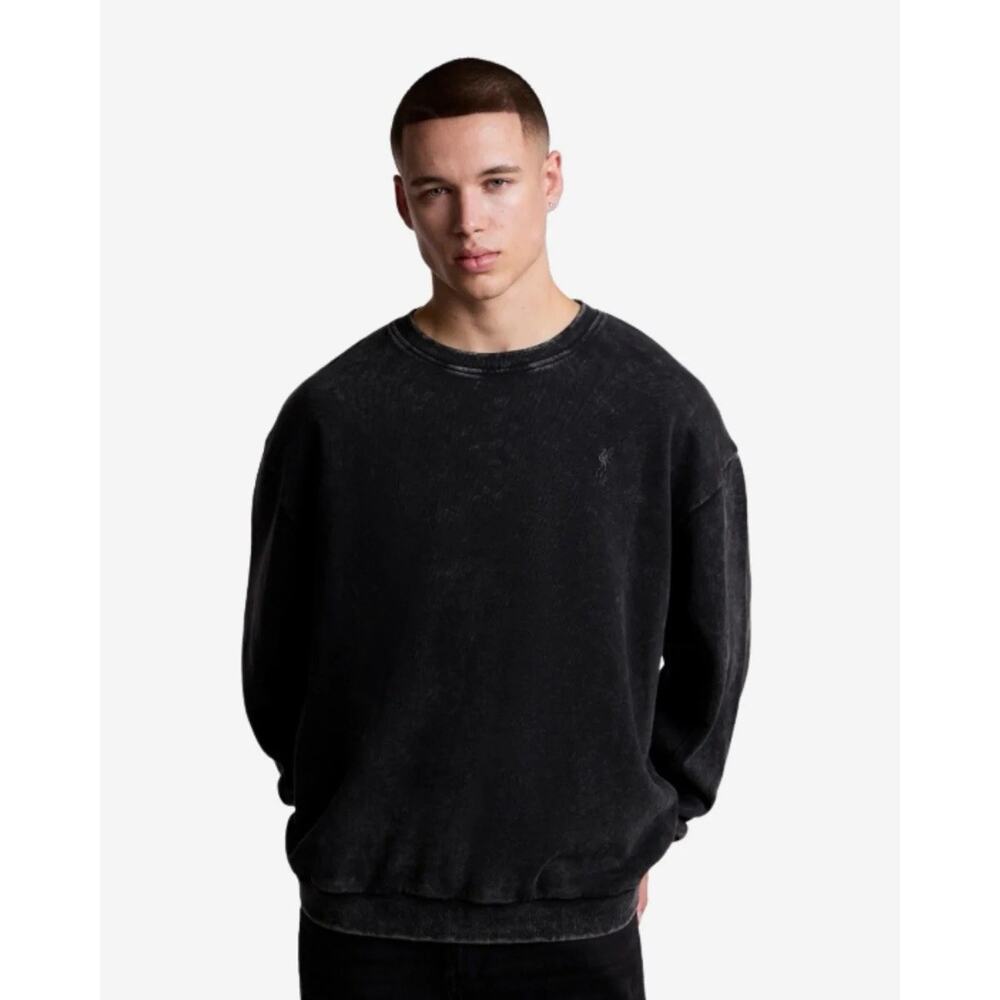 NWT The LFC Men's YNWA Crewneck Sweatshirt in Black Large Long New Futball Since